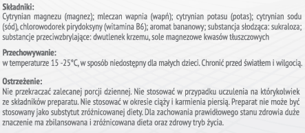 Skład Magnez Pro