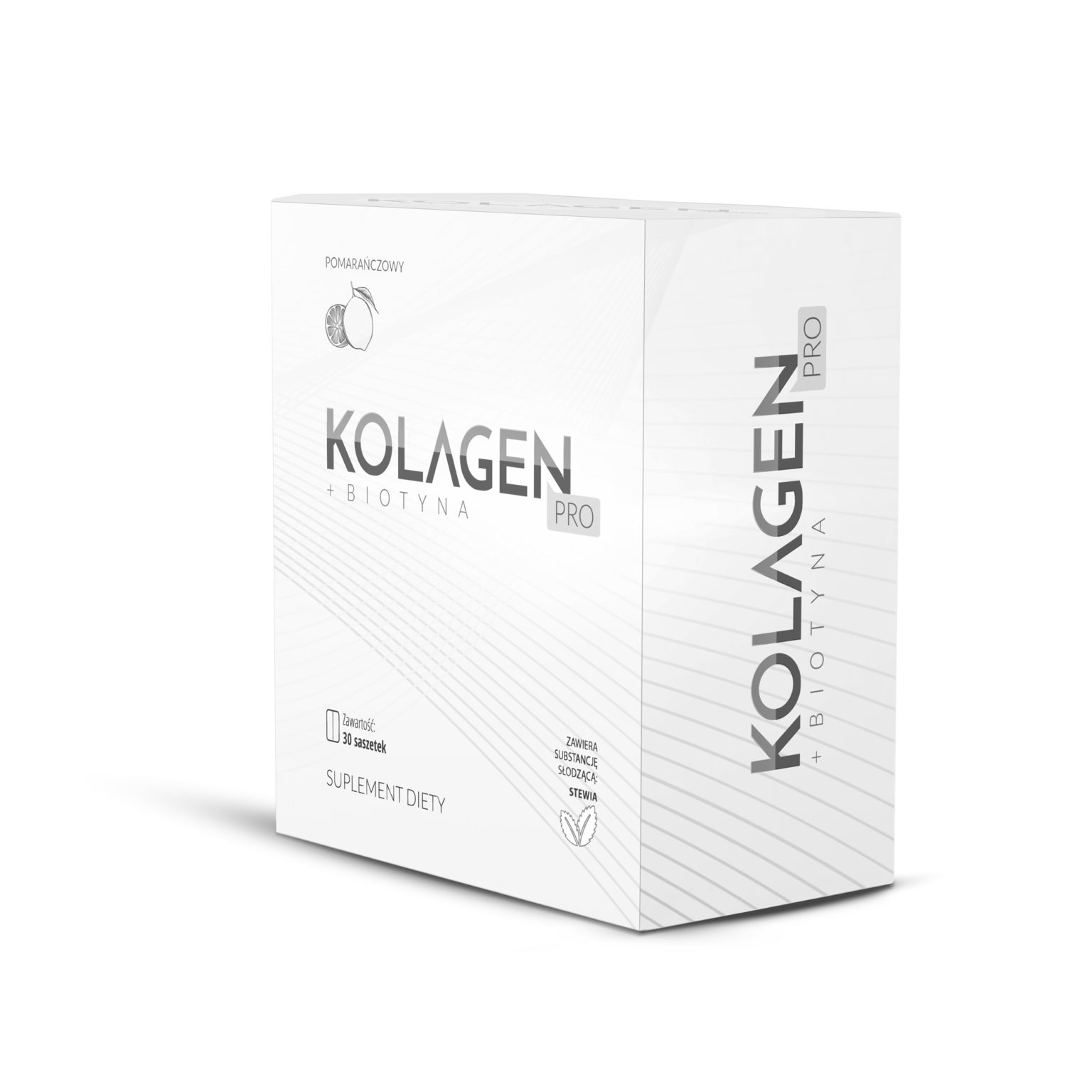 Kolagen Pro naturalny, rybi. Stawy, włosy i paznokcie (30 saszetek, pomarańczowy). - obrazek 4