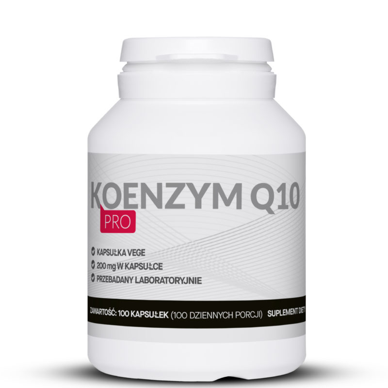 Naturalny Koenzym Q10 Aż 200mg 100 Vegekapsułek Megaporcja Najmocniejszy